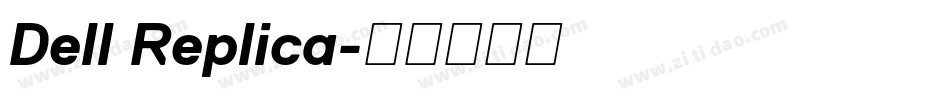Dell Replica字体转换